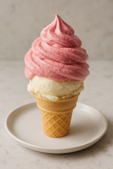 Danish ice cream topping