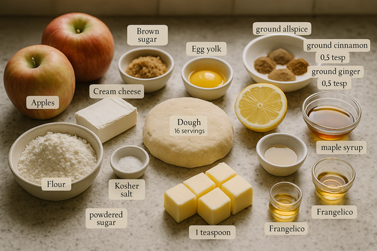 Ingredients for Naturally Sweet Apple Turnovers