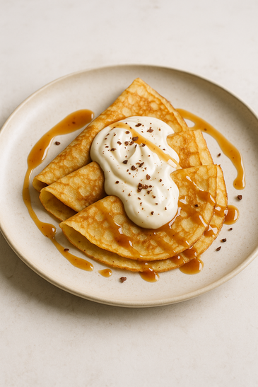 Bailey’s Irish Cream Crepes