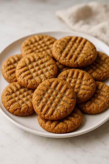 Flour-Less Peanut Butter Cookies